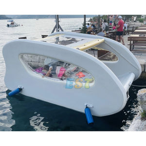 Bateau gonflable de luxe DWF pour motomarine Bateau gonflable Panzer de mer Bateau électrique gonflable Île flottante pour lac et rivière - Product Image 2