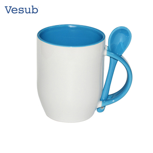 Creative Back to School Gift Sublimation Blank Ceramic <strong>Mug</strong> 11oz <strong>Yellow</strong> Stoneware for Heat Sublimation Printing - Product Image 5