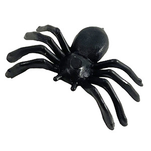 Plastic Black Spider Simulation Little Spider Mini Little Spider Halloween Decoration Accessories Spider Toy Decorations - Product Image 2