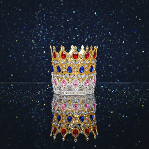 Decoraciones Brillantes <span class=keywords><strong>para</strong></span> el Día <span class=keywords><strong>de</strong></span> la Madre y San Valentín, Mini Corona <span class=keywords><strong>de</strong></span> Cristal <span class=keywords><strong>de</strong></span> Lujo, Tiara Nupcial, Decoraciones <span class=keywords><strong>para</strong></span> Pasteles y Ramos - Product Image 2