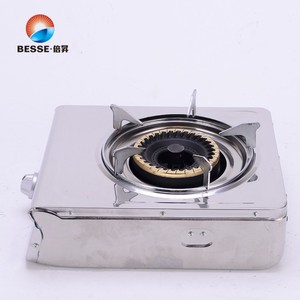 Cuisinière à gaz portable d'extérieur en acier inoxydable à brûleur unique avec allumage électronique - Appareil de cuisson pour la cuisine - Product Image 2