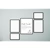 Meilleure Amie DIN A4 Impression sur Papier Abstraite Encadrée Noire Minimaliste Art Mural Moderne Décoration Intérieure