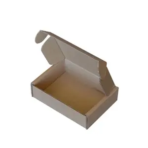 Kustom Eco Panjang E Flute Kemasan Bergelombang Kotak Karton Mini Hitam Anggur Pengiriman Kotak Mailer dengan Insert