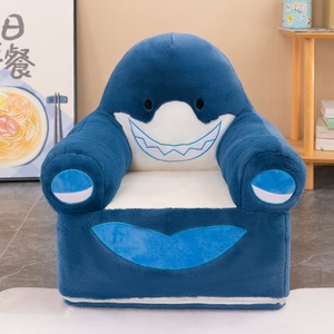 Nouveau-né chaise assis siège enfants universel canapé lapin fourrure dessin animé pli enfants canapé en peluche mignon Animal en forme de peluche - Product Image 5