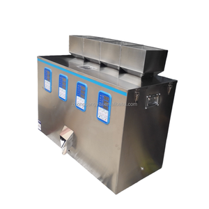 Machine de remplissage et de pesage automatique à quatre têtes pour pièces détachées, granulés, poudre, farine, noyaux de fruits, feuilles de thé, distributeur - Product Image 3