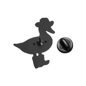 Süße Pins: Rosa Kuh, Cowgirl, Ente Emaille-Pin, Western-Ente, Cowboy-Stiefel, Lustige Gans, Tier-Brosche, Anstecknadel, Witziger Schmuck - Product Image 2