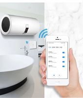 Interrupteur WiFi intelligent Shengguan 20A 240V haute puissance pour chauffe-eau, norme UE/Royaume-Uni, contrôle vocal tactile intelligent, 1