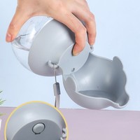 Tasse à boire pour chien de compagnie Tasse de voyage portable Bouteille d'eau Mangeoire à eau Bouilloire Promenade Chien Tasse à boire Style gourde