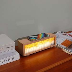 Lampe d'ambiance LED <span class=keywords><strong>sans</strong></span> <span class=keywords><strong>fil</strong></span> avec design artistique, veilleuse multicolore pour chambre d'enfant et décoration de chambre à coucher - Product Image 4