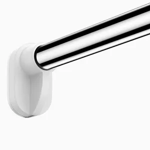 Yüksek kalite 304 paslanmaz çelik Metal duş direkleri perde çubuk ve raylar banyo için