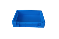 Boîtes de logistique en plastique empilables de qualité industrielle, en matériau vierge, robustes, pour l'industrie automobile, pour le stockage d'outils, 480-100