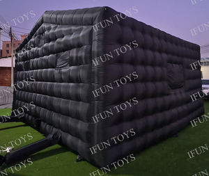 Tienda inflable móvil para discoteca con luz de discoteca, tienda de fiesta <span class=keywords><strong>en</strong></span> el patio trasero al aire libre para la familia - Product Image 4