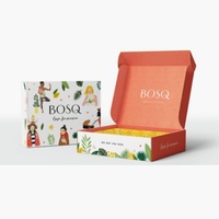 Calendrier de l'Avent Biodégradable de Noël avec Tiroir Coulissant pour Cosmétiques, Grande Boîte Cadeau de Maquillage pour Emballage