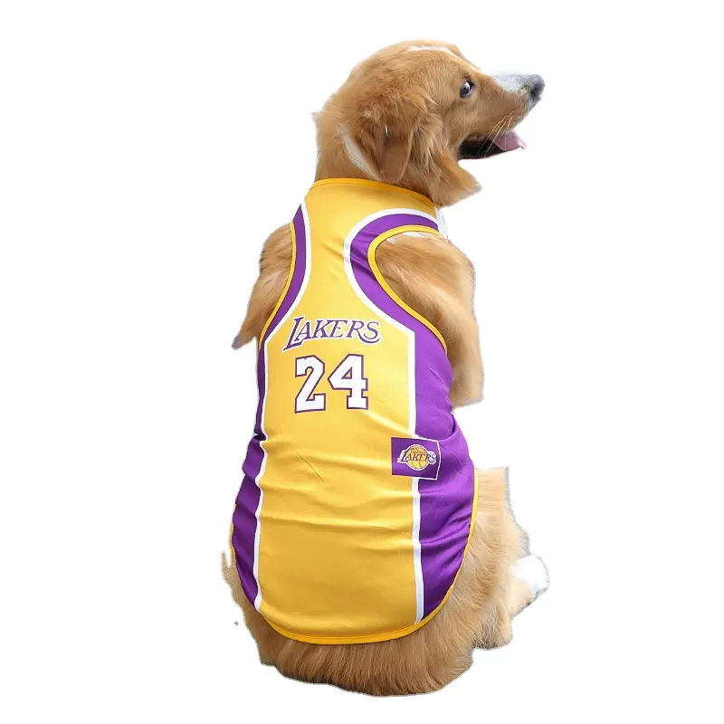 ZICHEN düşük fiyat yaz tasarımcıları spor forması basketbol yelek Pet bez köpek giysileri evcil hayvan