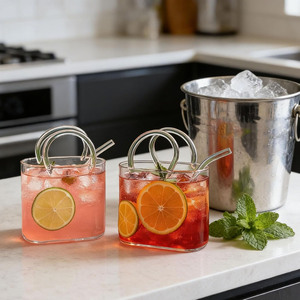 Fabricante de Vasos de Cóctel Creativos, Vasos de Cristal con Forma de Animal, Novedosos y Únicos para Bar y Fiestas, de Borosilicato de Alta Calidad - Product Image 3