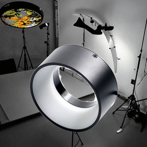 JaKange 24V <span class=keywords><strong>LED</strong></span> <span class=keywords><strong>Ring</strong></span> Shadowless Light Source Dimmable for Machine Vision Inspection Workshop Use Optical Photography - Product Image 5