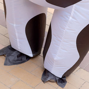 Halloween setelan poliester tiup kostum maskot karakter kartun pabrik kustom Karnaval kotak tiup sapi - Product Image 4