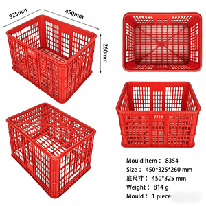 Stampo per Contenitore Industriale Usato in Plastica, Stampo per Cassa di Stoccaggio Usata, Stampo per Contenitore Industriale di Seconda Mano - Product Image 3
