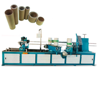 Nouvelle machine à enrouler le papier en tube de carton en spirale, feuille d'aluminium, contrôlée par PLC, haute capacité, 3-20 m/min, fabrication de produits en papier