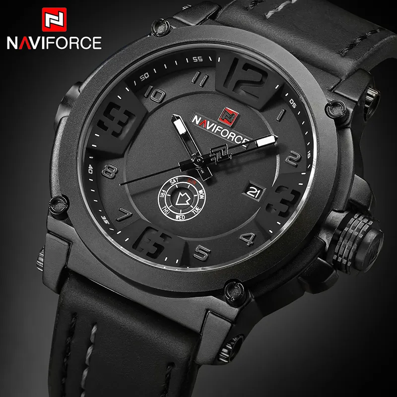 Naviforce 9099 Digitaal Horloge Sport Klok Datum Quartz Heren Mode Luxe Merk Horloges