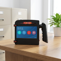 Imprimante jet d'encre portable 100 mm à grande police pour codage, étiquettes, cartes et flex, semi-automatique, alimentée par batterie, écran tactile