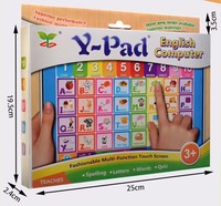Tablette tactile d'apprentissage des lettres ABC en anglais pour enfants, machine d'apprentissage multifonctionnelle, jouet éducatif précoce pour enfants