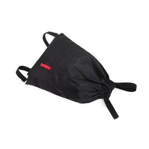 男女兼用フィットネスジムサックカスタムロゴ付き軽量ワークアウトドローストリングバッグ防水ナイロンソフトスタイルバックパック - Product Image 3