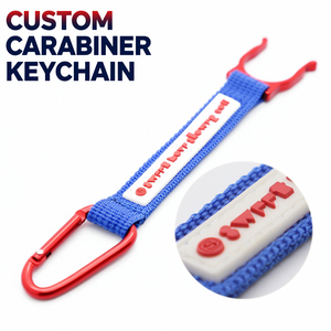 Biểu tượng tùy chỉnh Hợp kim nhôm Carabiner Snap với chai nước khóa móc - Product Image 1