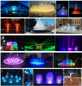 Impresionante decoración <span class=keywords><strong>de</strong></span> jardín al aire libre colorido LED fuente <span class=keywords><strong>de</strong></span> <span class=keywords><strong>agua</strong></span> Musical <span class=keywords><strong>de</strong></span> acero inoxidable con luz espectáculo <span class=keywords><strong>de</strong></span> sonido Patio paisaje - Product Image 5