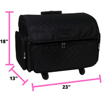 Chariot de rangement pliable à 4 roues, Design Unique, chariot de rangement, pour Machine à coudre de luxe, 1 unité