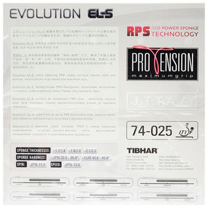 D'origine <span class=keywords><strong>Tibhar</strong></span> L'ÉVOLUTION EL-S Pour Raquettes <span class=keywords><strong>de</strong></span> Ping-Pong Ping-Pong en Caoutchouc <span class=keywords><strong>de</strong></span> Ping-Pong En Caoutchouc - Product Image 2