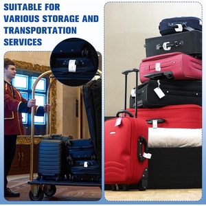 ป้ายติดกระเป๋าเดินทางของโรงแรมพร้อมเทปถ่าย<span class=keywords><strong>โอน</strong></span>ข้อมูลบนกระดาษด้านหลัง ป้าย<span class=keywords><strong>ตรวจ</strong></span>สอบสัมภาระพร้อมหมายเลข - Product Image 4