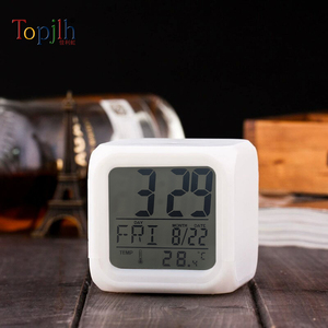 Topjlh Bán Buôn Cá Nhân Đồng Hồ Kỹ Thuật Số Với Hình Ảnh, <span class=keywords><strong>LED</strong></span> Ánh Sáng Ban Đêm Đồng Hồ Báo Thức, OEM Tùy Chỉnh Bàn Trang Trí Nội Thất Quà Tặng - Product Image 4