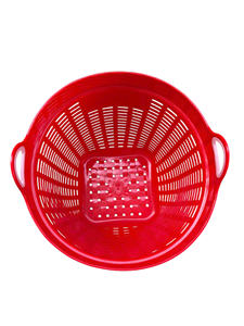 Panier de rangement en plastique pour la pêche, en PP vierge perforé, empilable, personnalisé, pour supermarché, 67x47cm - Product Image 4