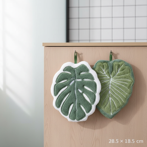 Paño de Cocina Bordado con Dibujos Animados, Diseño con Asa para Colgar, Hecho de Microfibra de Coral, Antimicrobiano y Ecológico - Product Image 4
