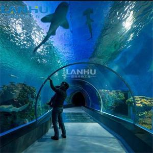 Fournisseur chinois transparent courbe panneaux acryliques <span class=keywords><strong>tunnel</strong></span> aquarium pour restaurant <span class=keywords><strong>sous</strong></span>-<span class=keywords><strong>marin</strong></span>/aquarium public - Product Image 5