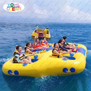 5 personas inflable volar tubo agua remolcable juego Donut paseo en barco