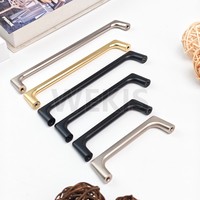 Poignées de meubles modernes en alliage de zinc de style nordique pour cuisine, chambre, commode, armoire et portes de placards