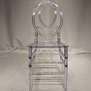 เก้าอี้จัดเลี้ยงพลาสติกใสทรงวงกลมสองชั้น เก้าอี้พลาสติกใสแบบซ้อนได้สำหรับงานแต่งงาน โรงแรม งานเลี้ยงสุดหรู - Product Image 2