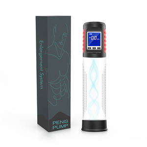 Pompa dan getar untuk Penis pria, pompa Masturbator Penis elektrik Lcd alat masturbasi - Product Image 6