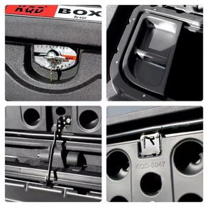 KQD Brand Chinese Manufacturer 4x4 Accessories Plastic Waterproof Luggage Toolbox Rear Storage Pick up Truck Bed <b>Tool</b> <b>Box</b> - Product Image 2