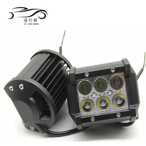 Di Forma quadrata 4 pollici 18W Luce del Lavoro 12V 24V 6500K Impermeabile Della Lampada Della Nebbia Per SUV ATV camion fuori strada Spot Luci di Luci di Inondazione