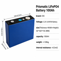 Lithium-Polymer-Akku 100Ah LiFePO4 Prismatisch 3,2V 100Ah Prismatischer LiFePO4-Akku für Erneuerbare Energien und E-Bikes