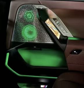 Housse de haut-parleur automobile, ambiance intérieure, LED, <span class=keywords><strong>porte</strong></span> de voiture, tableau de bord, haut-parleur sonore, tweeter, lampe, adapté à la nouvelle série 7 de BMW G70 - Product Image 3
