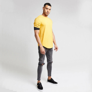 T-shirt Urbain à Manches Courtes 200 GSM 100% Coton Respirant Décontracté Été Mode Urbaine Personnalisé OEM Marque Privée Usine - Product Image 4