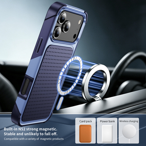 Coque antichoc pour <span class=keywords><strong>iPhone</strong></span> 17 Pro Max avec aimant puissant N52 intégré, protection robuste anti-chute, compatible charge sans fil - Product Image 3