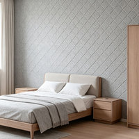 Panneau en feutre moderne et élégant à motif losanges, absorption acoustique, écologique, ignifuge, pour hôtel, école, appartement, maison, bureau
