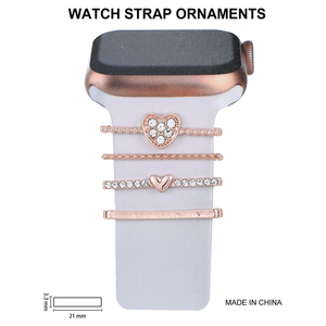 Anillo decorativo de abalorios de Metal de diamante de lujo para <span class=keywords><strong>Apple</strong></span> Watch Band <span class=keywords><strong>accesorios</strong></span> para Iwatch pulsera correas de silicona ornamento - Product Image 5