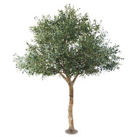 Décoration d'hôtel sur mesure, haute simulation, écologique, aspect naturel, sur mesure, géante, 3 mètres, méditerranéenne, artificielle, verte toute l'année