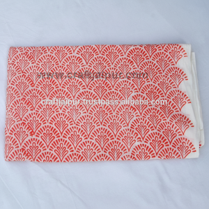 Tissu voile 100% coton imprimé à la main en forme de pêche, écologique, pour la couture de robes, matériau de haute qualité, brillant, pour rideaux, garçons - Product Image 1